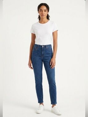 NWT Dockers Women's High Slim Waterless Stretch Jeans - Blue Size 29